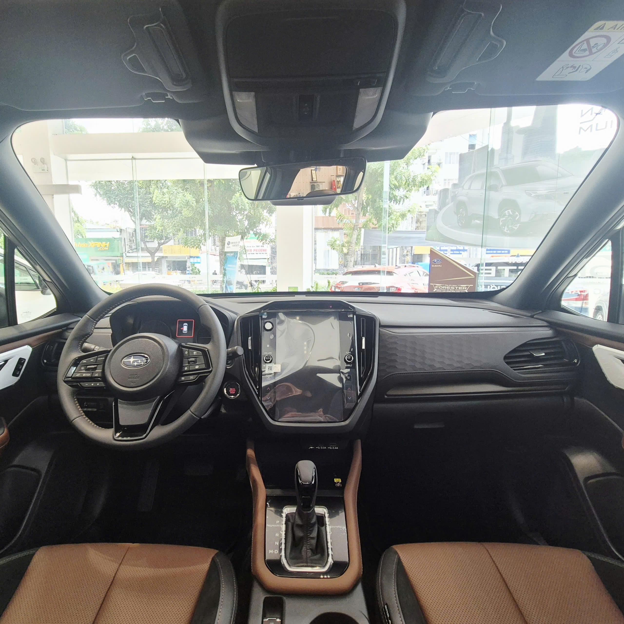 Nội thất khoang lái của xe Subaru Forester 2.5 thế hệ mới