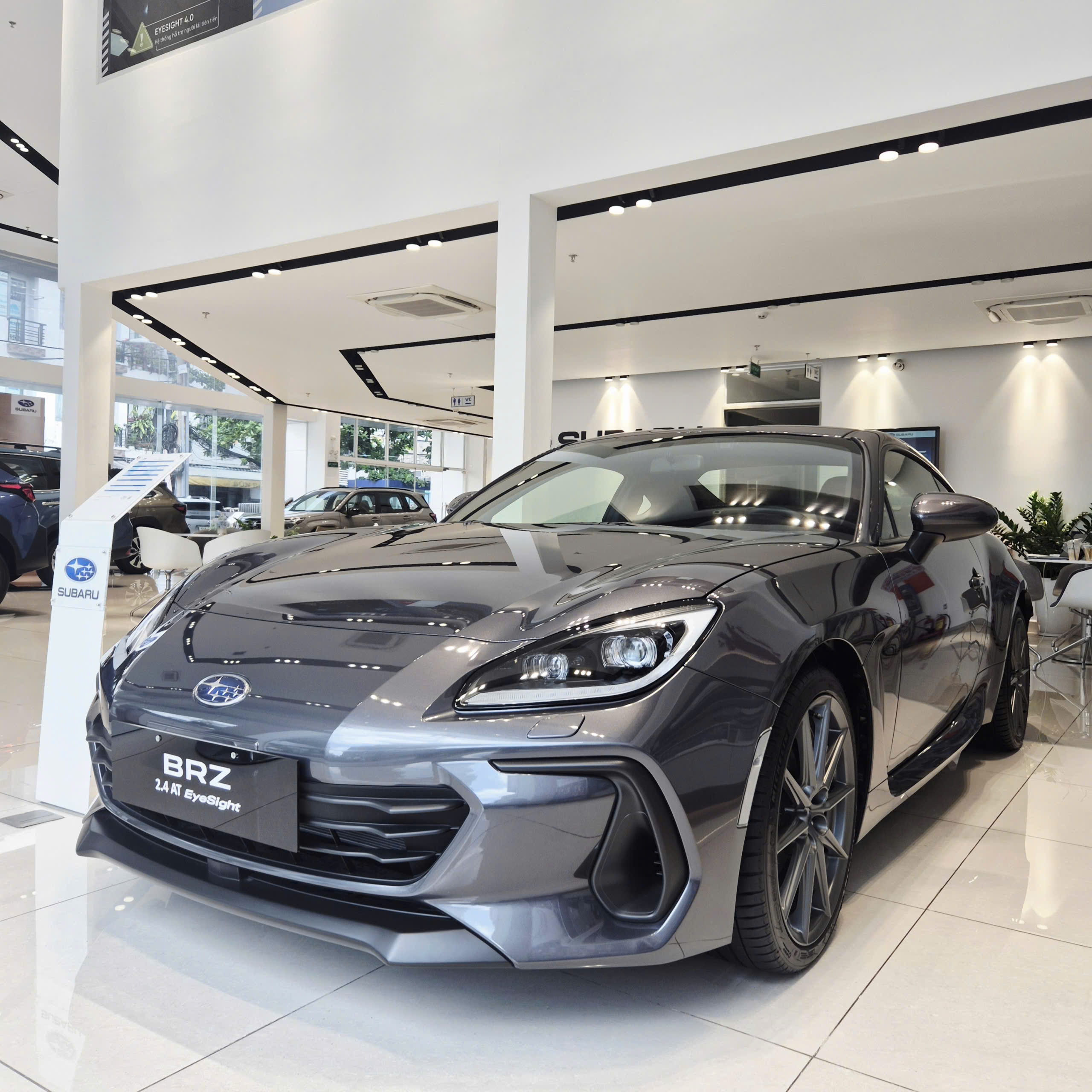 Khám phá Subaru BRZ 2027 (MY2027) với hệ thống EyeSight 4.0 và gói nâng cấp cách âm vượt trội. Nhận đặt cọc suất giao xe sớm nhất tại Subaru Gò Vấp.